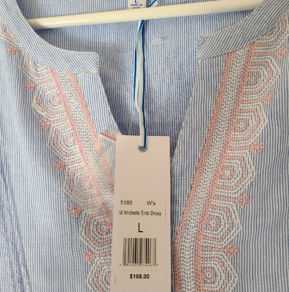 New! Southern Tide Michelle embroidery dress - Picture 5 of 10